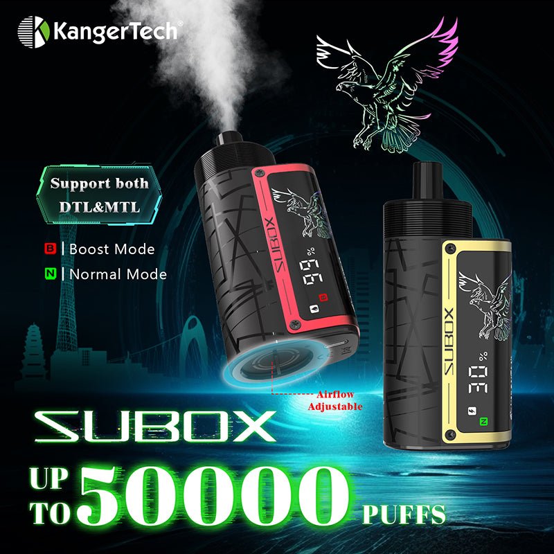 KangerTech SUBOX 50000 Puffs Disposable Vape Wholesale - EsmoVape