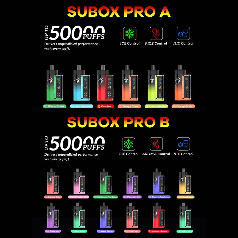 KangerTech SUBOX PRO 50000 Puffs Disposable Vape Wholesale - EsmoVape
