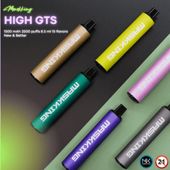 EU Warehouse MASKKING HIGH GTS 2500 Puffs Disposable Vape Wholesale - EsmoVape