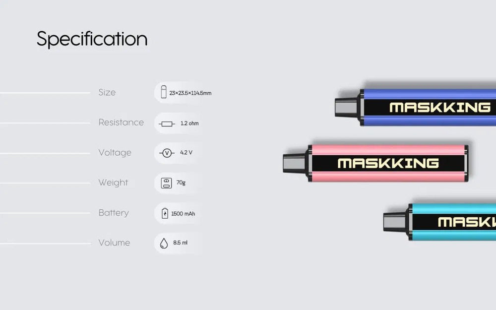 EU Warehouse Maskking Super CC 2500 Puffs Disposable Vape Wholesale - EsmoVape