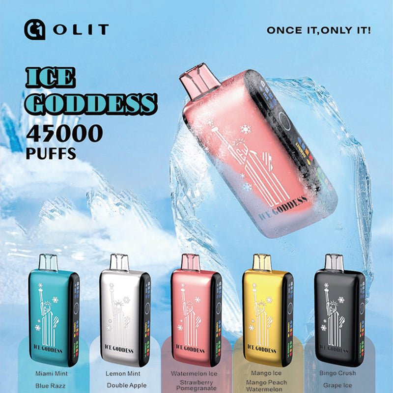 OLIT ICE CODDESS 45000 Puffs Disposable Vape Wholesale - EsmoVape