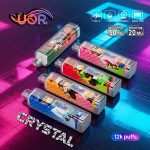Großhandel: UOR Crystal Einweg-E-Zigarette mit 12.000 Zügen, Vape (EU-Lager) – EsmoVape