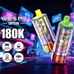 EU-Lager WASPE Crystal 8-in-1 180.000 Züge 68 ml Einweg-E-Zigarette Großhandel – EsmoVape