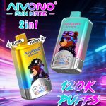 AIVONO AVN  MATE 2 IN 1 120KPuffs 36ml Disposable Vape Wholesale - EsmoVape