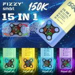EU-Lager FIZZY SMART 15-in-1 150.000 Züge 80 ml Einweg-E-Zigarette Vape Großhandel – EsmoVape