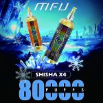 Großhandel MFU SHISHA X4 80.000 Züge Einweg-Shisha Vape (Lager in den USA und der EU)