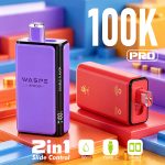 Großhandel: Waspe Double Flavor PRO 100.000 Züge Vape (EU-Lager) – EsmoVape