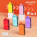 Großhandel: Waspe Double Flavor PRO 100.000 Züge Vape (EU-Lager) – EsmoVape