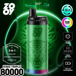 Wholesale ZOOY King Triple 3in1 80000 Puffs Vape (EU Warehouse) - EsmoVape