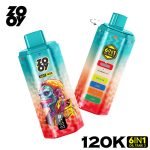Wholesale ZOOY 6IN1 120K Puffs Disposable Vape (EU Warehouse) - EsmoVape