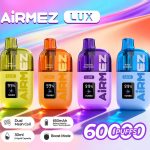 EU-Lager Airmez Lux 60.000 Züge 30 ml Einweg-E-Zigarette Vape Großhandel – EsmoVape