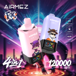 EU-Lagerbestand: Airmez FOX 4-in-1 Einweg-E-Zigarette mit 120.000 Zügen – Großhandel – EsmoVape