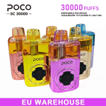 EU-Lager POCO SC 30000 Züge Einweg-E-Zigarette Vape Großhandel – EsmoVape