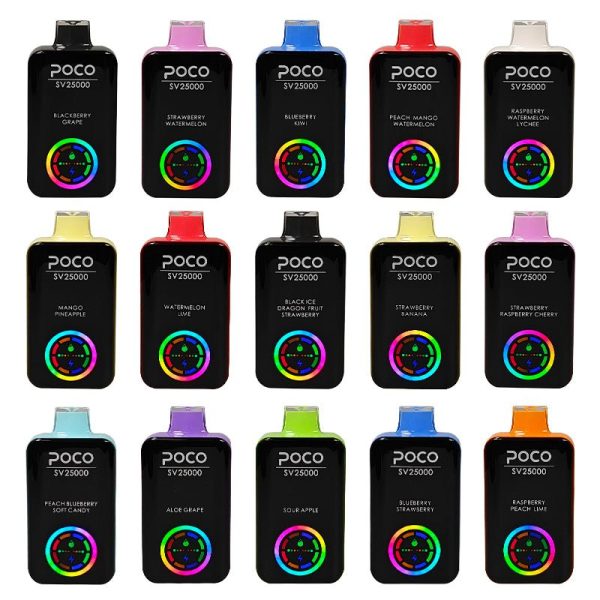EU-Lager POCO SV25000 Puffs Einweg-E-Zigarette Vape Großhandel – EsmoVape