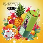 EU-Lager VOPK Triple 3-in-1 60.000 Züge Einweg-E-Zigarette Vape Großhandel – EsmoVape