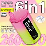 Wholesale Poco 6IN1 260K Disposable Vape (EU Warehouse)