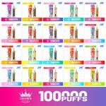 Wholesale Jnr Crown Shisha 100K Puffs Disposable Vape - Image 2