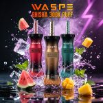 Wholesale Waspe Shisha Hookah 300K Puffs Disposable Vape (EU Warehouse) - Image 4