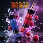 Wholesale Waspe Shisha Hookah 300K Puffs Disposable Vape (EU Warehouse) - Image 3
