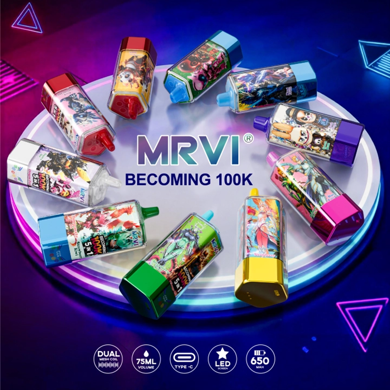 MRVIBECOMING100KPUFFS5IN17.png Wholesale Mrvi Becoming 5In1 100K Puffs Disposable Vape (EU Warehouse) - Image 1