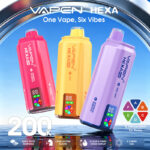 Wholesale Vapen Hexa 6In1 200K Puffs Disposable Vape (EU Warehouse) - Image 4